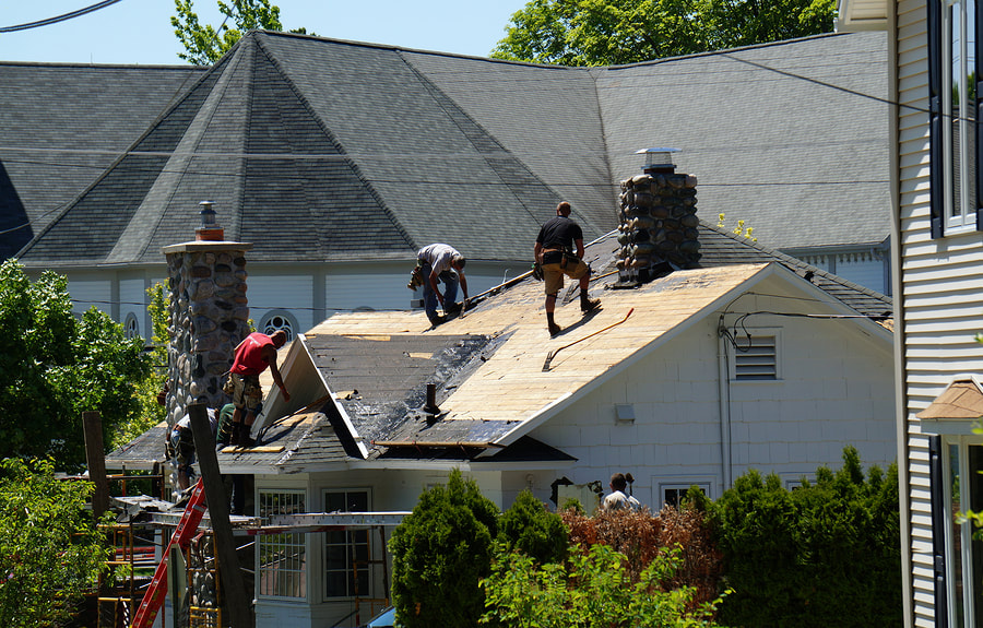 men doing roof repair